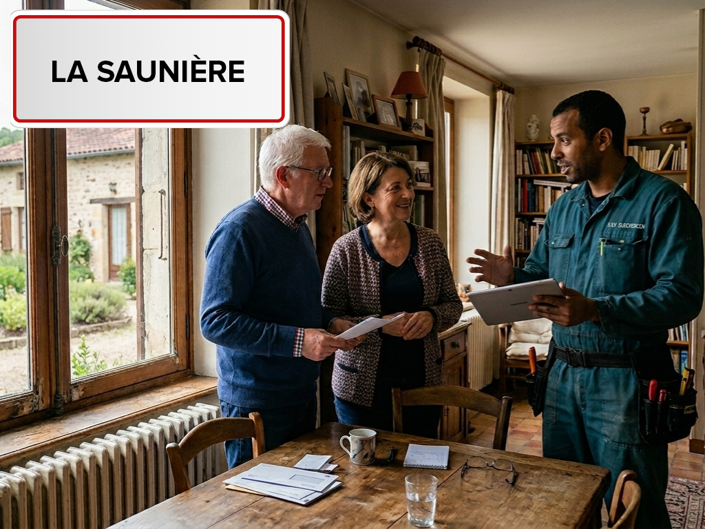 Installation de pompe à chaleur à La Saunière (23000) dans la Creuse